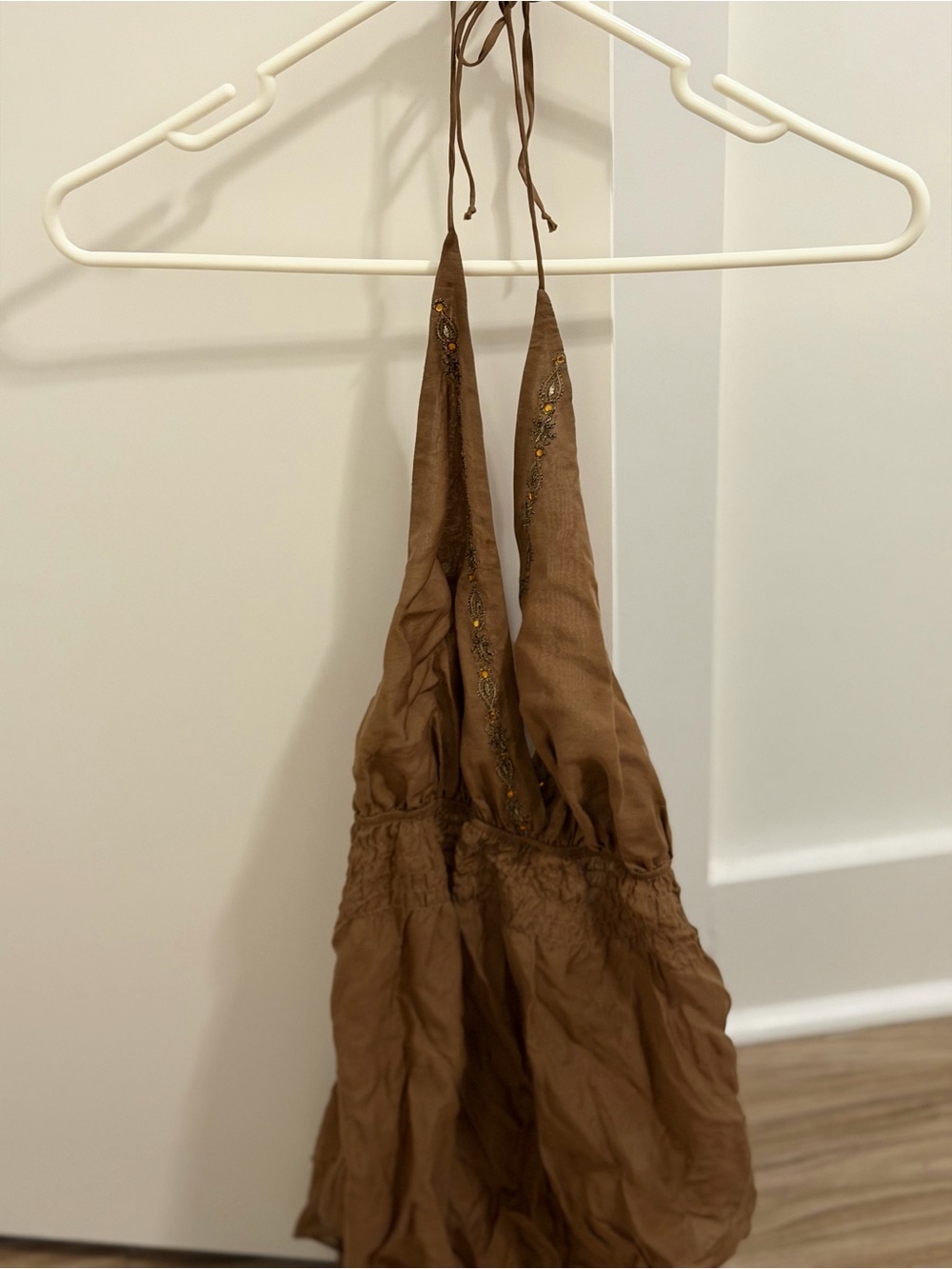 New Express Brown Women’s Halter Shoulder, size small